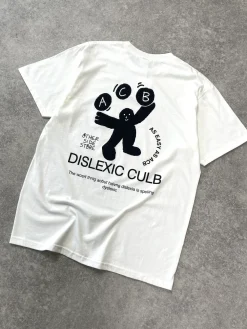 Other Side Store 'Dyslexic Club' Tee - White