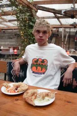 Other Side Store 'Garlic Bed' Tee - White