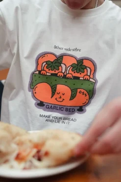 Other Side Store 'Garlic Bed' Tee - White