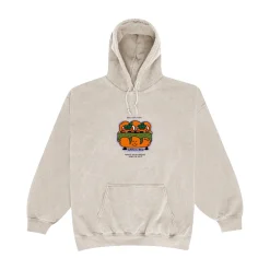 Other Side Store 'Garlic Bed' Vintage Washed Hoodie - Sand
