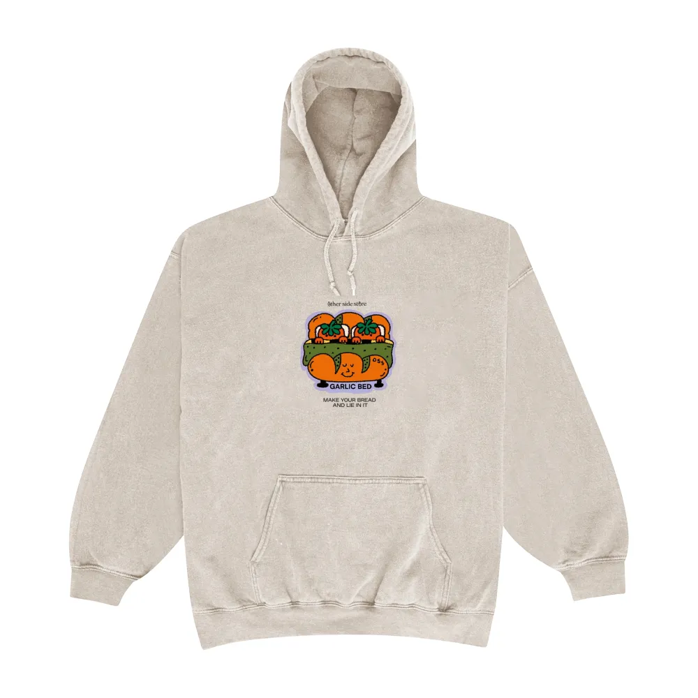Other Side Store 'Garlic Bed' Vintage Washed Hoodie - Sand