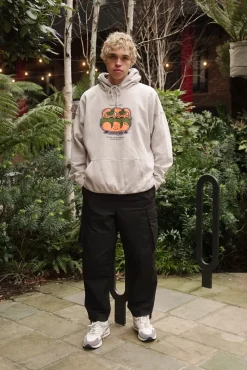 Other Side Store 'Garlic Bed' Vintage Washed Hoodie - Sand