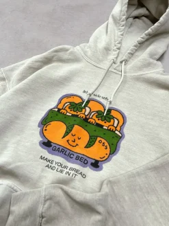 Other Side Store 'Garlic Bed' Vintage Washed Hoodie - Sand
