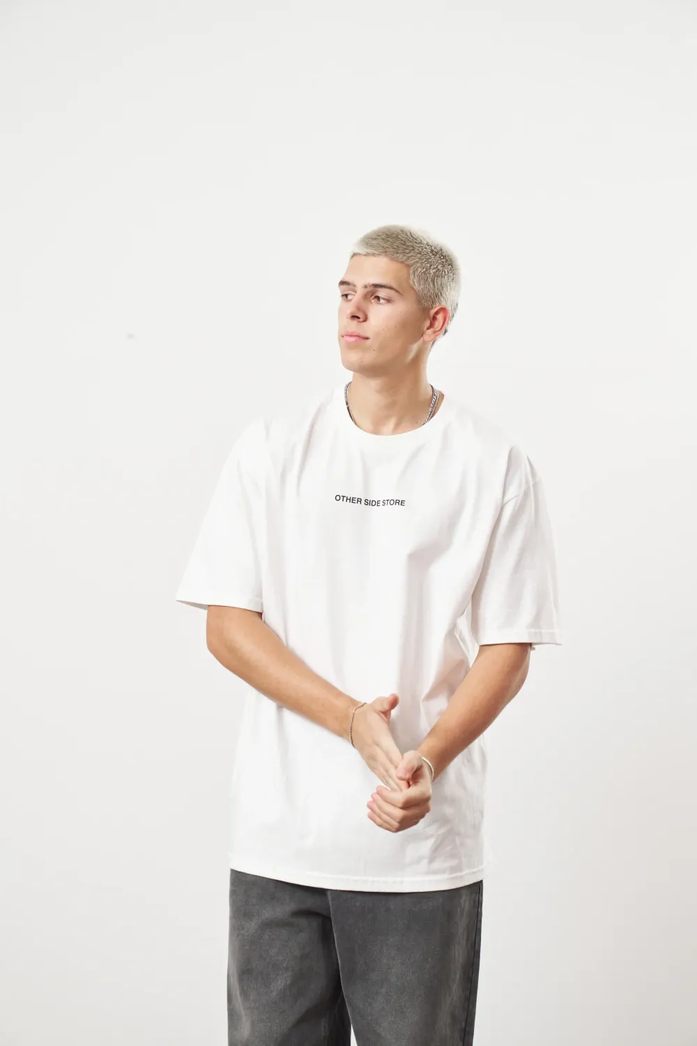 Other Side Store 'High Horse' Tee - White