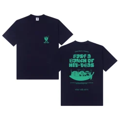 Other Side Store 'Hippeas' Organic Tee - Navy