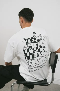 Other Side Store 'House Tunes' Tee - White
