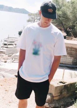 Other Side Store 'Lavender' Tee - White