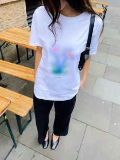 Other Side Store 'Lavender' Tee - White