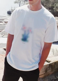 Other Side Store 'Lavender' Tee - White