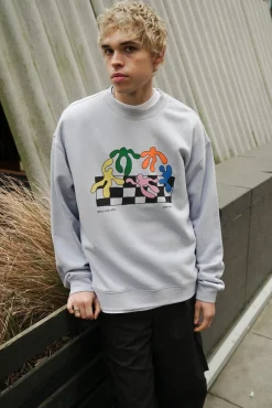 Other Side Store 'Lets Dance' Sweater - Powder Blue