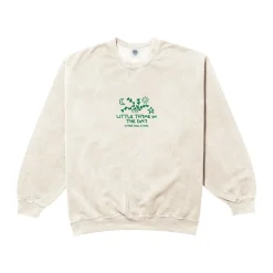 Other Side Store 'Little Thyme' Vintage Washed Sweater - Cream