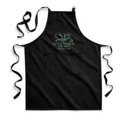 Other Side Store 'Little Thyme' Apron - Black