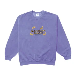 Other Side Store 'Macaroni Please' Vintage Washed Sweater - Lilac