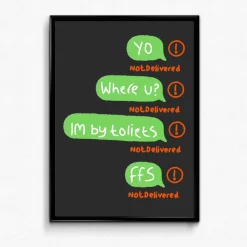 Other Side Store 'Not Delivered' Print