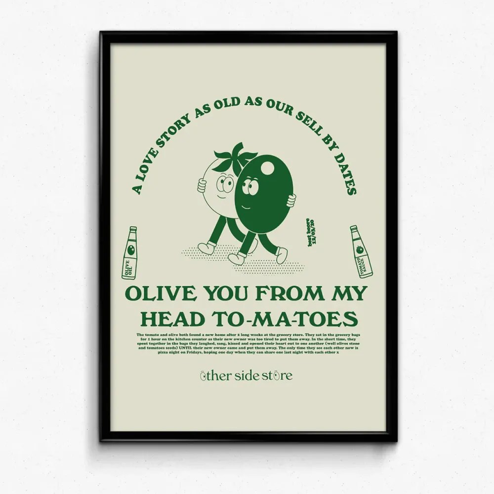 Other Side Store 'O-Love-Story' Art Print