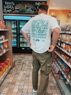 Other Side Store 'Pasta Club' Tee - White