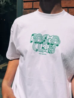 Other Side Store 'Pasta Club' Tee - White