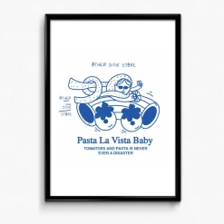 Other Side Store 'Pasta La Vista' Print