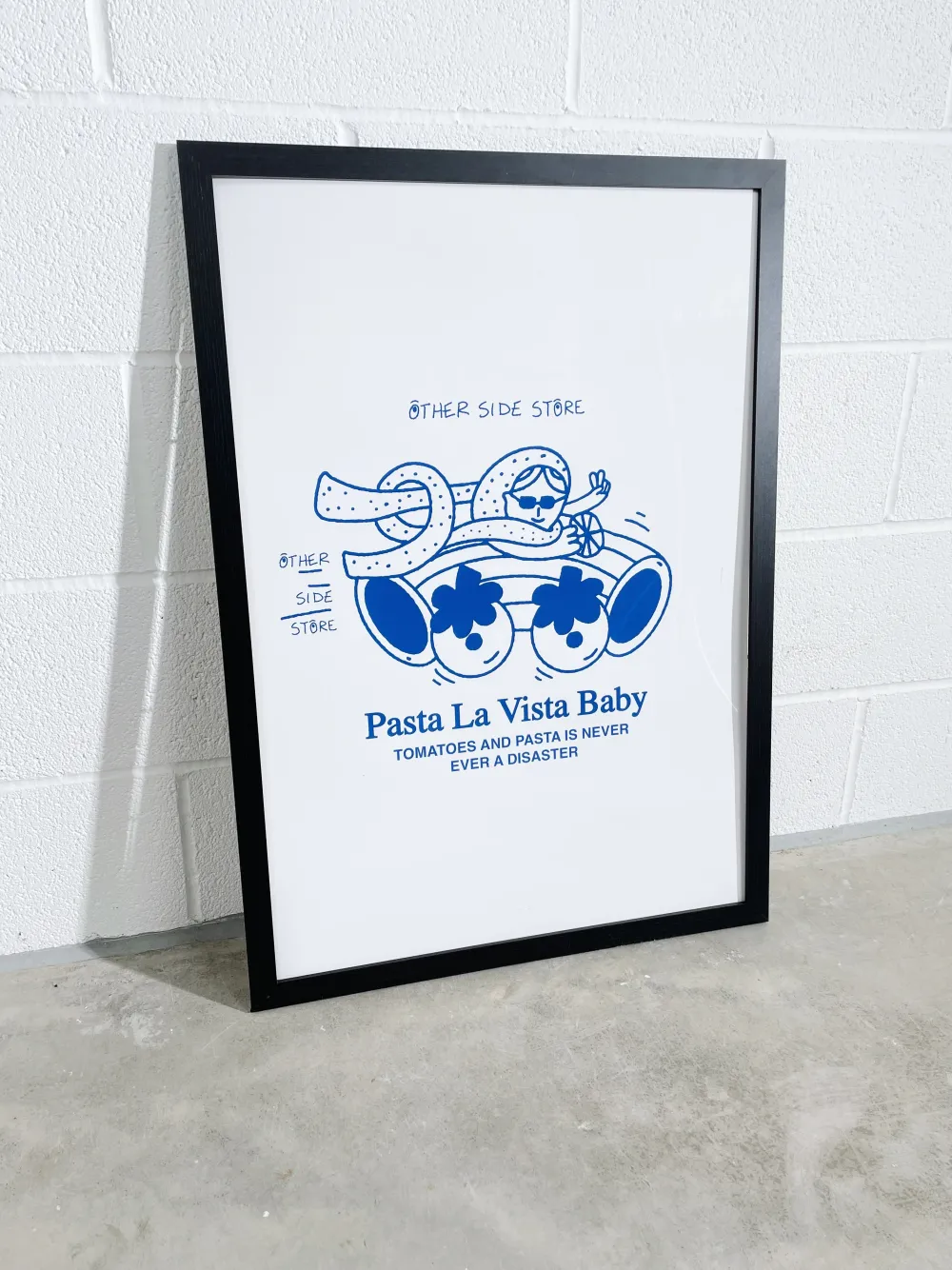Other Side Store 'Pasta La Vista' Print