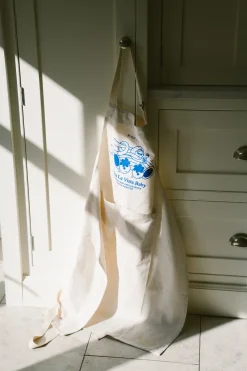 Other Side Store 'Pasta La Vista' Apron - Natural