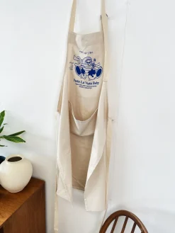 Other Side Store 'Pasta La Vista' Apron - Natural