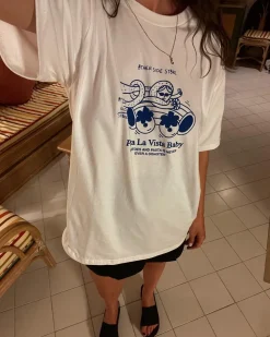 Other Side Store 'Pasta La Vista' Tee - White
