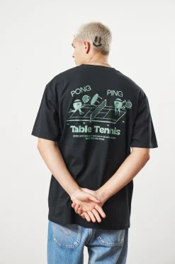 Other Side Store 'Ping Pong' Tee - Black