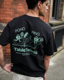 Other Side Store 'Ping Pong' Tee - Black