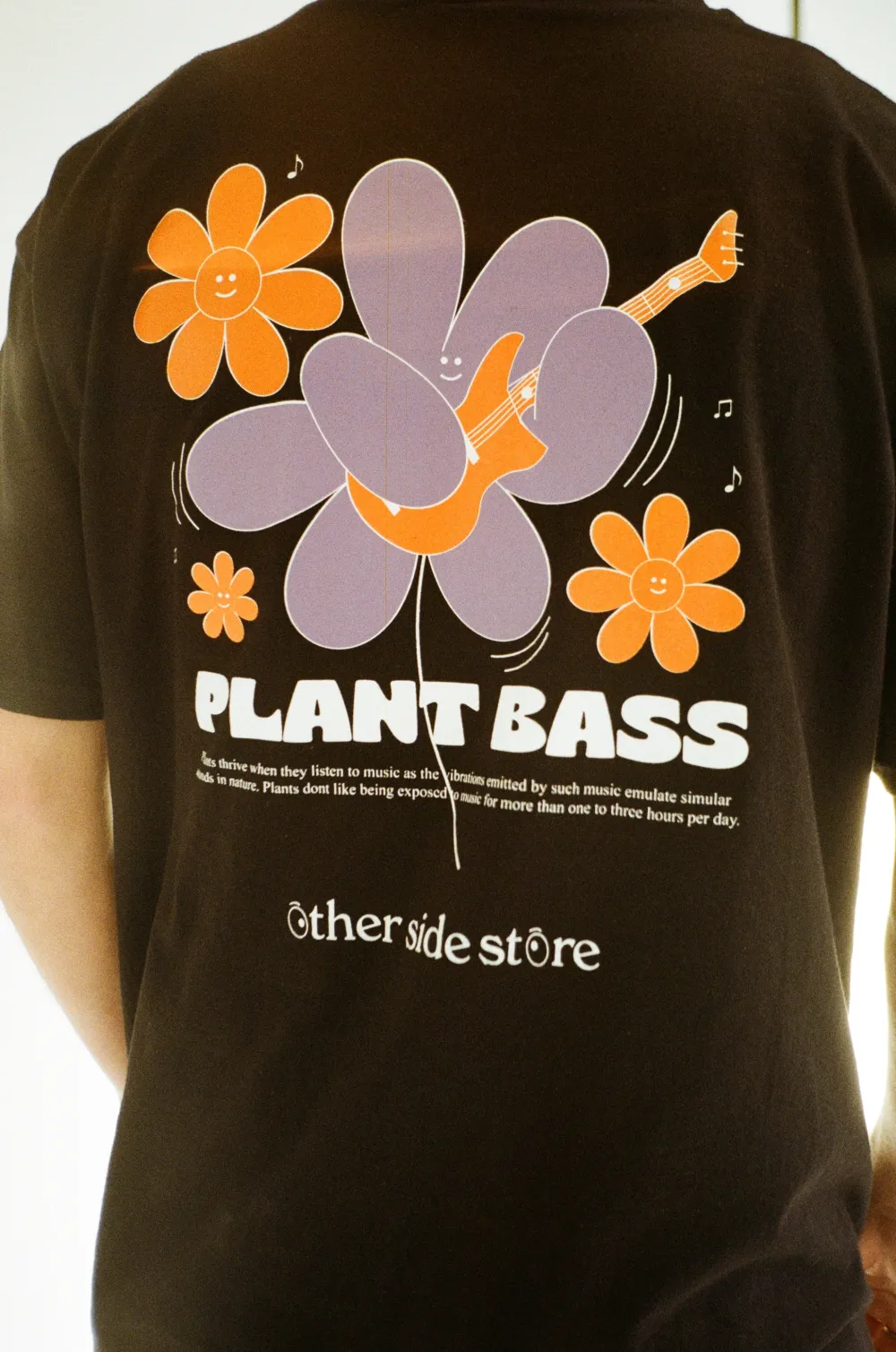 Other Side Store 'Plant Bass' Tee - Black