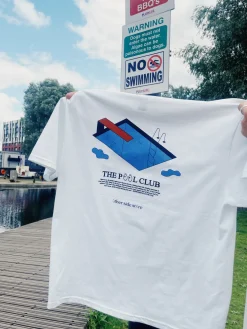 Other Side Store 'Pool Club' Tee - White