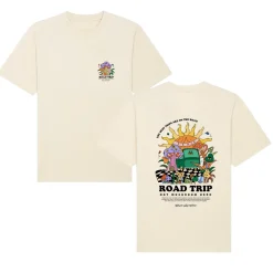 Other Side Store 'Road Trip' Organic Tee - Natural