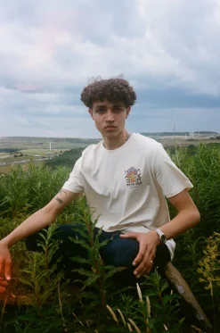 Other Side Store 'Road Trip' Organic Tee - Natural