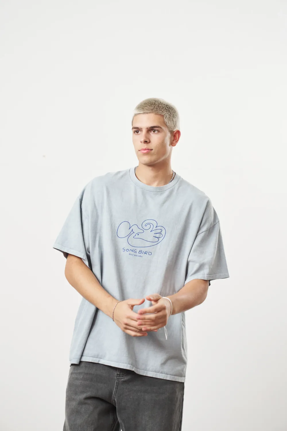 Other Side Store 'Song Bird' Vintage Washed Tee -