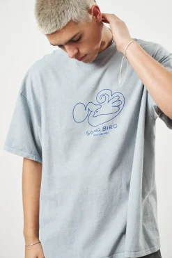 Other Side Store 'Song Bird' Vintage Washed Tee -