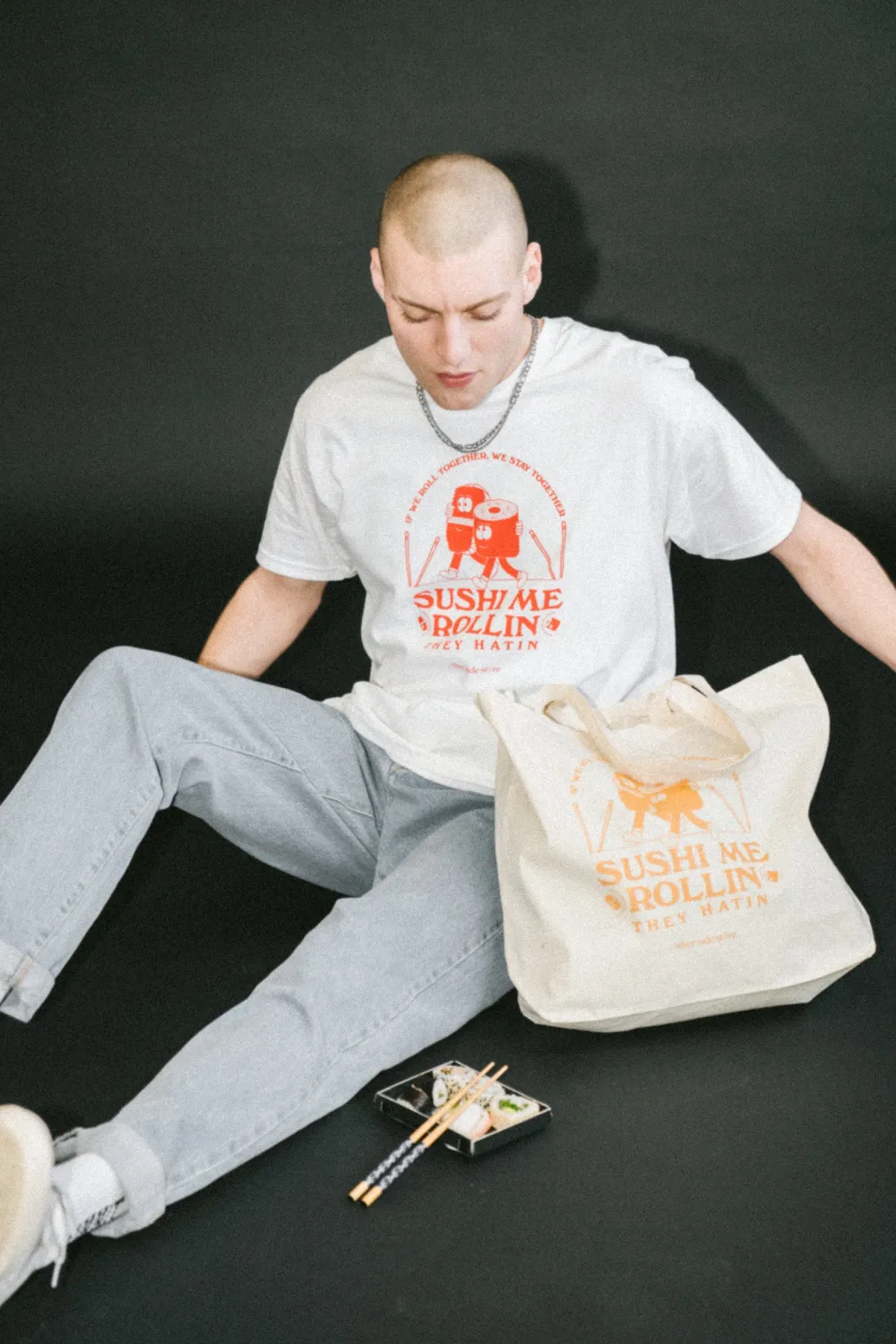 Other Side Store 'Sushi Me Rollin' Tee