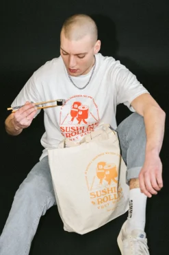 Other Side Store 'Sushi Me Rollin' Shopper Organic Tote