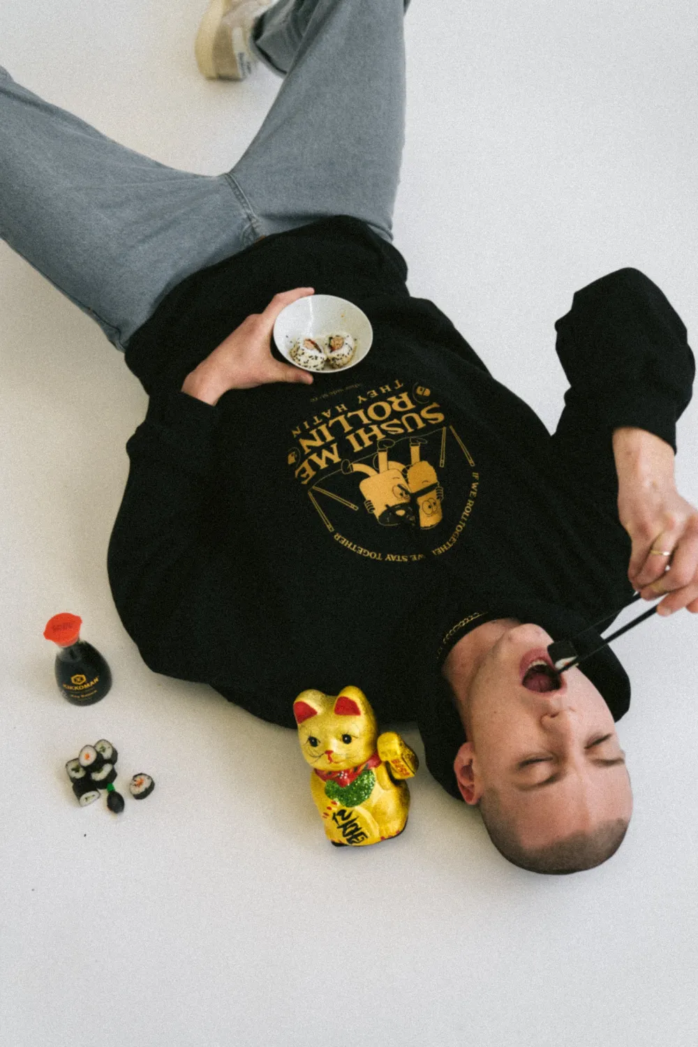 Other Side Store 'Sushi Me Rollin' Hoodie - Black