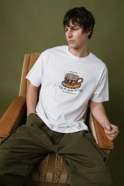 Other Side Store 'Tea on a Tee' Tee - White