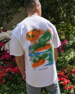 Other Side Store 'Tropical' Tee - White