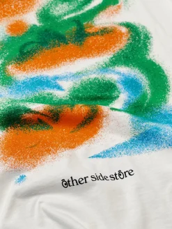 Other Side Store 'Tropical' Tee - White
