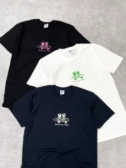 Other Side Store 'Wine Skate' Tee - Black/ Ecru/ Navy