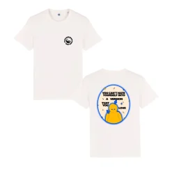 pleasurepardox.png Pleasure Paradox 'You Can't Hate Yourself' Natural Tee - Cream Print