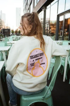 pleasurepardox.png Pleasure Paradox 'You Can't Hate Yourself' Sweater - Natural