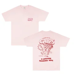 Pomme Frite x UN:IK 'Mr Chips' Tee - Pink