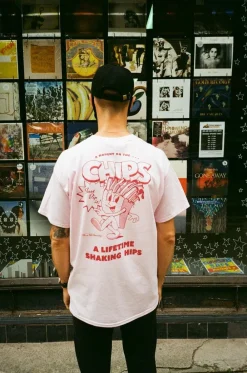 Pomme Frite x UN:IK 'Mr Chips' Tee - Pink