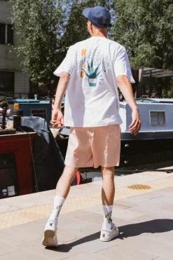 Seasonal Hero 'Aloe Vera' Tee - White