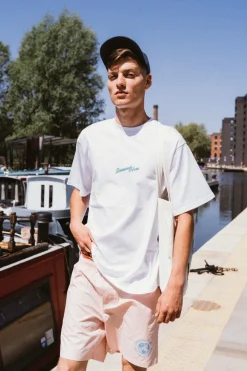 Seasonal Hero 'Aloe Vera' Tee - White