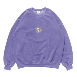 Seasonal Hero 'Aspire' Embroidered Vintage Washed Sweater - Orchid