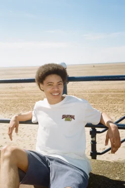 Seasonal Hero 'Coctel Style' Tee - Natural