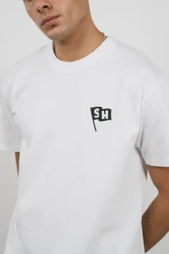 Seasonal Hero 'Flagship' Tee - White